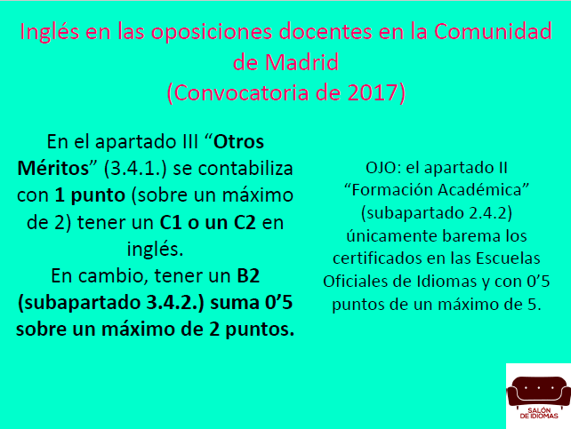 habilitación lingüística oposiciones madrid