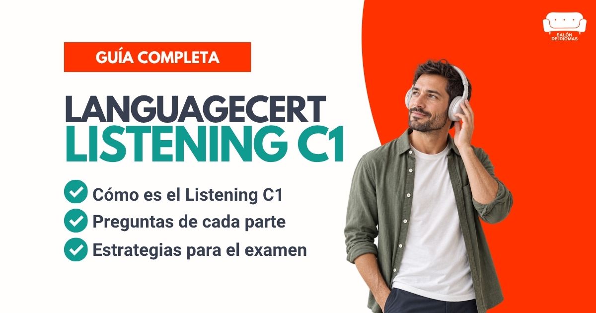 Languagecert C1 listening portada artículo blog