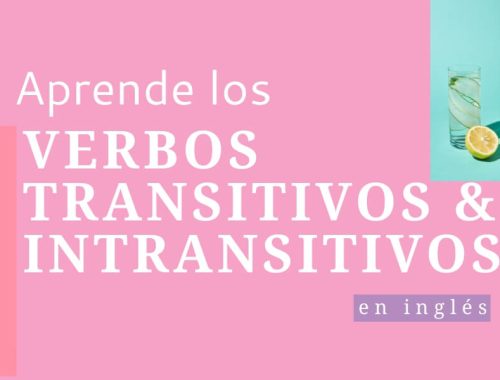 Portada artículo vervos transitivos e intransitivos en inglés