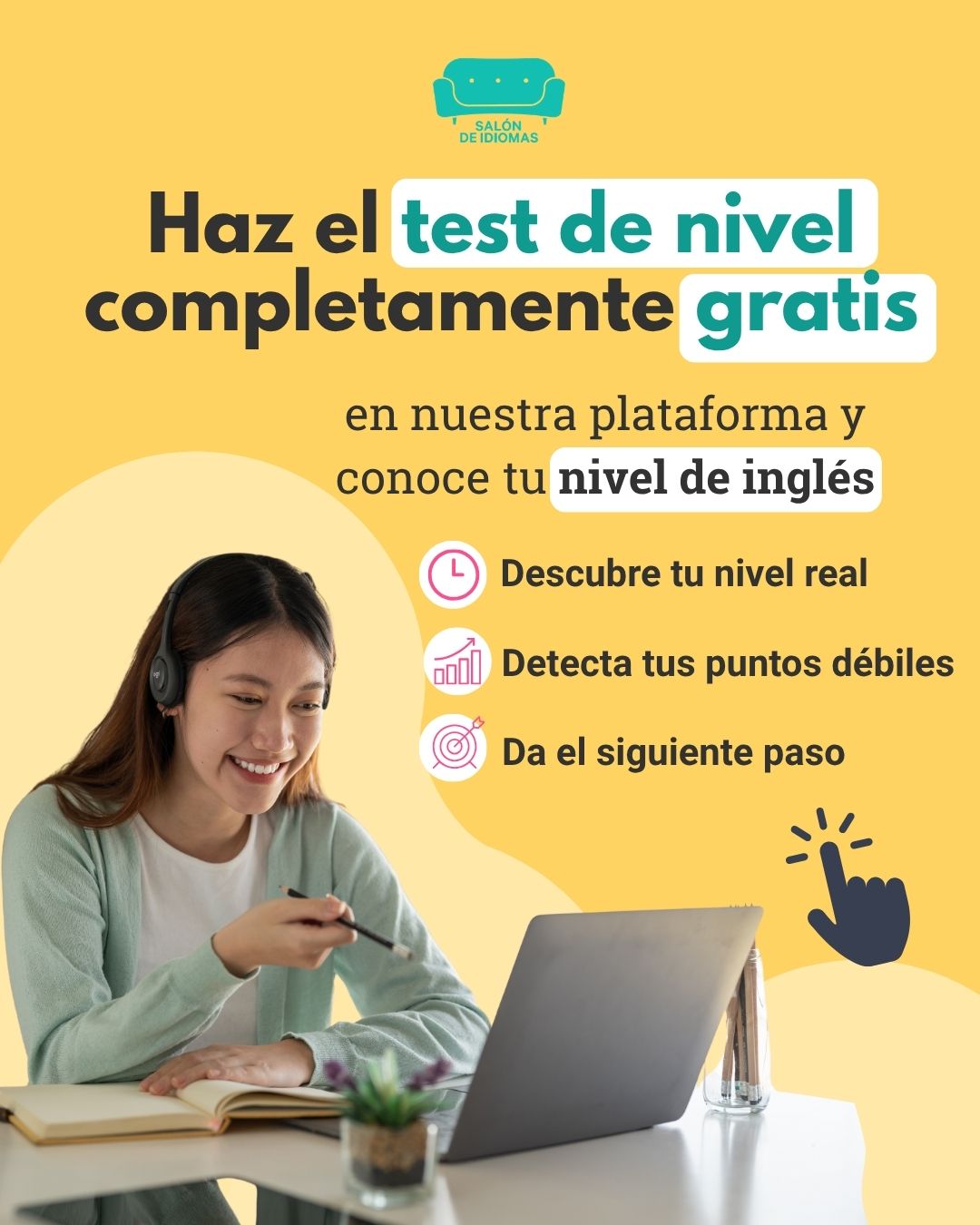 Test de nivel inglés banner responsive