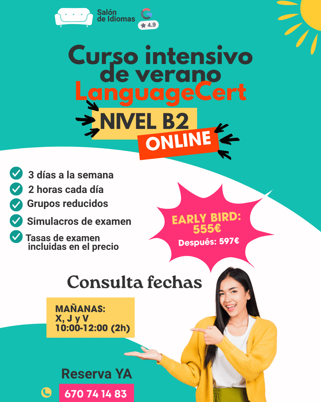 Ofertas cursos inglés banner nivel b2